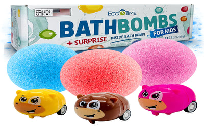 3 Extra Lagre CAR ANIMALS Bath Bombs