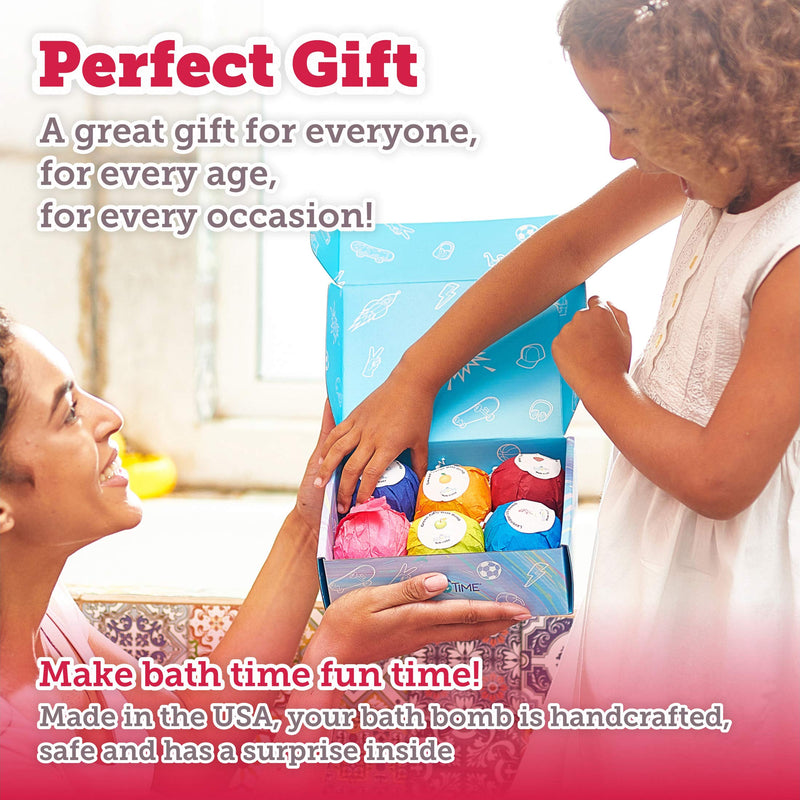 Bath Bombs With Surprise Toys Inside Perfect Gifts for 3-5 Year Girls