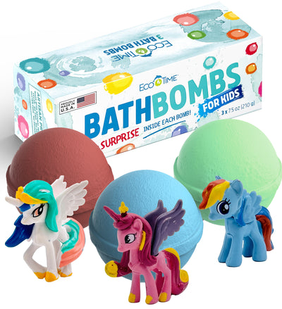 Bath Bombs for Girls and Boys With Pony Surprise Toys