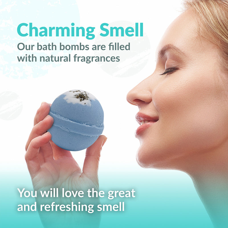 Bath Bombs with Moisturizing Shea Butter for Women and Men Spa Bath
