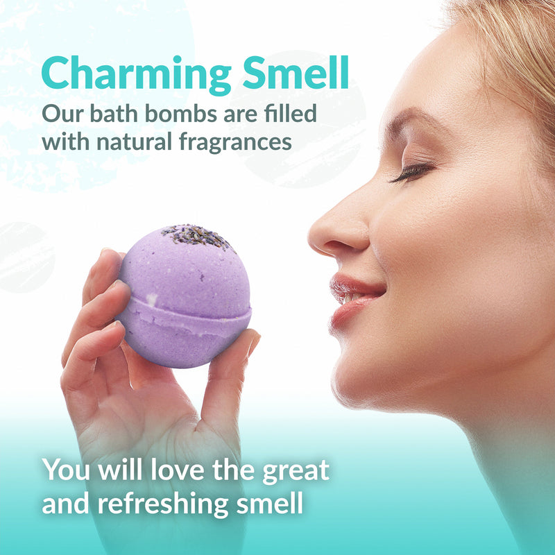 Ecotime Extra Large Bath Bombs Gift for Man Women Teens